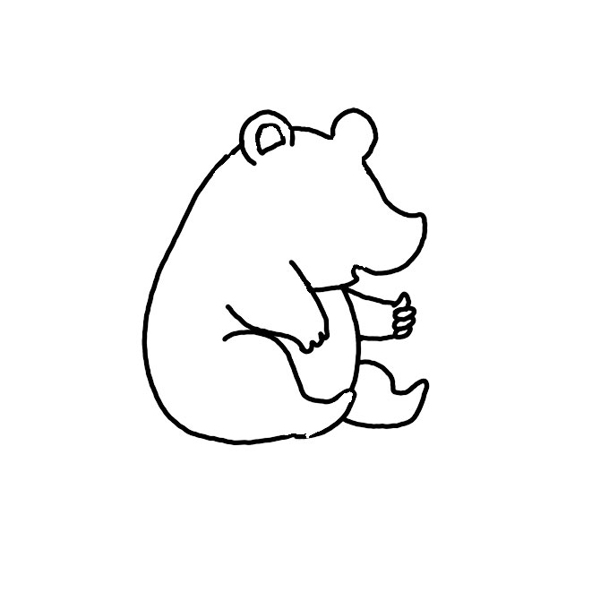 How to Draw a Bear - Step by Step Easy Drawing Guides - Drawing Howtos