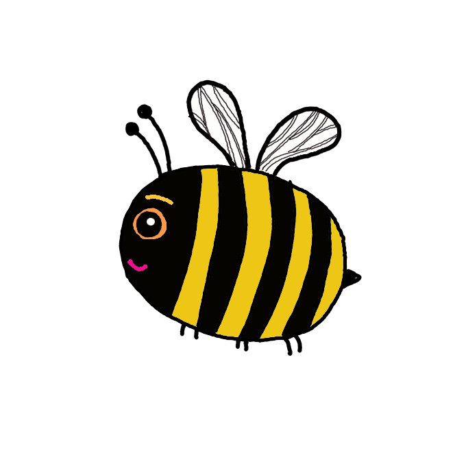 How to Draw a Bee Easy