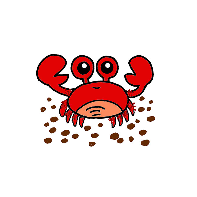 How to Draw a Crab Easy