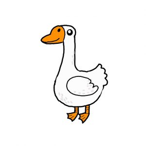 How to Draw a Goose Easy
