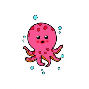 How to Draw an Octopus Easy