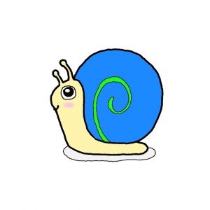 How to Draw a Snail Easy