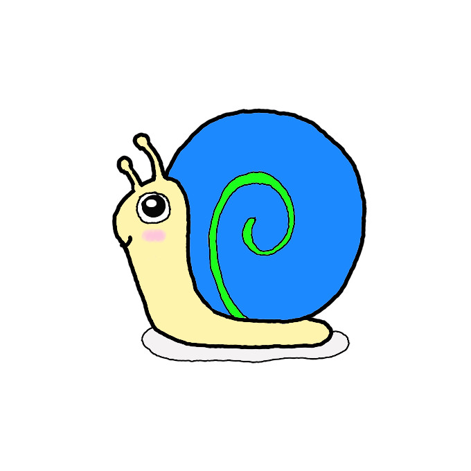 How to Draw a Snail Easy