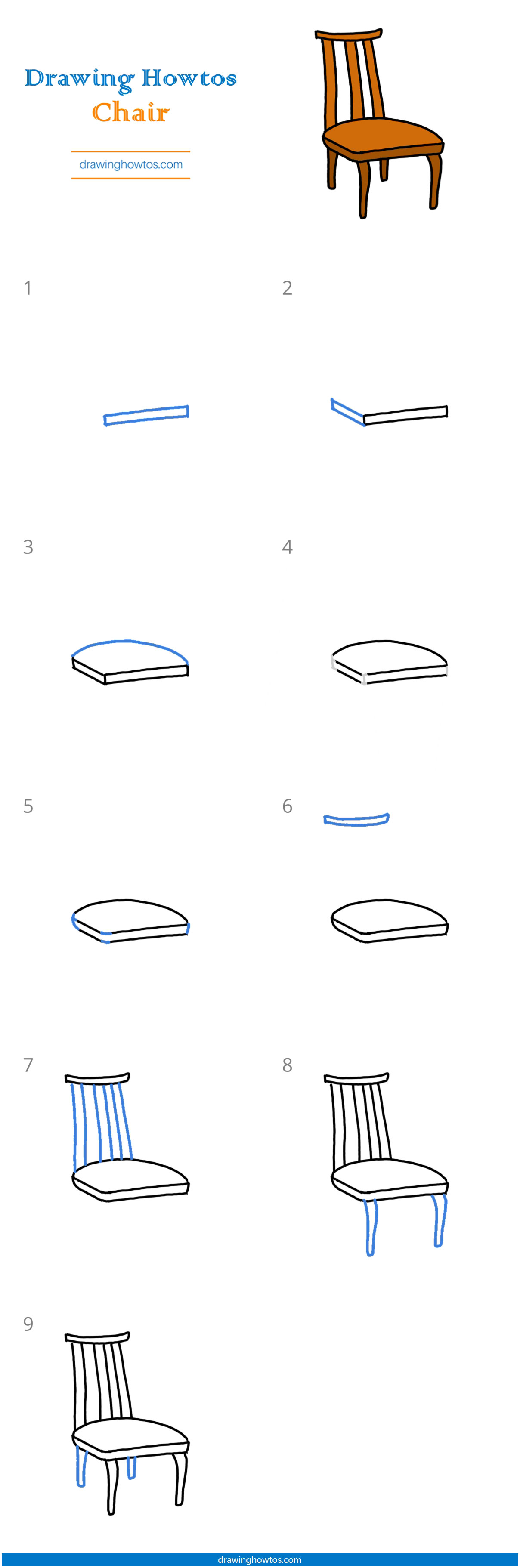 How to Draw a Chair Step by Step