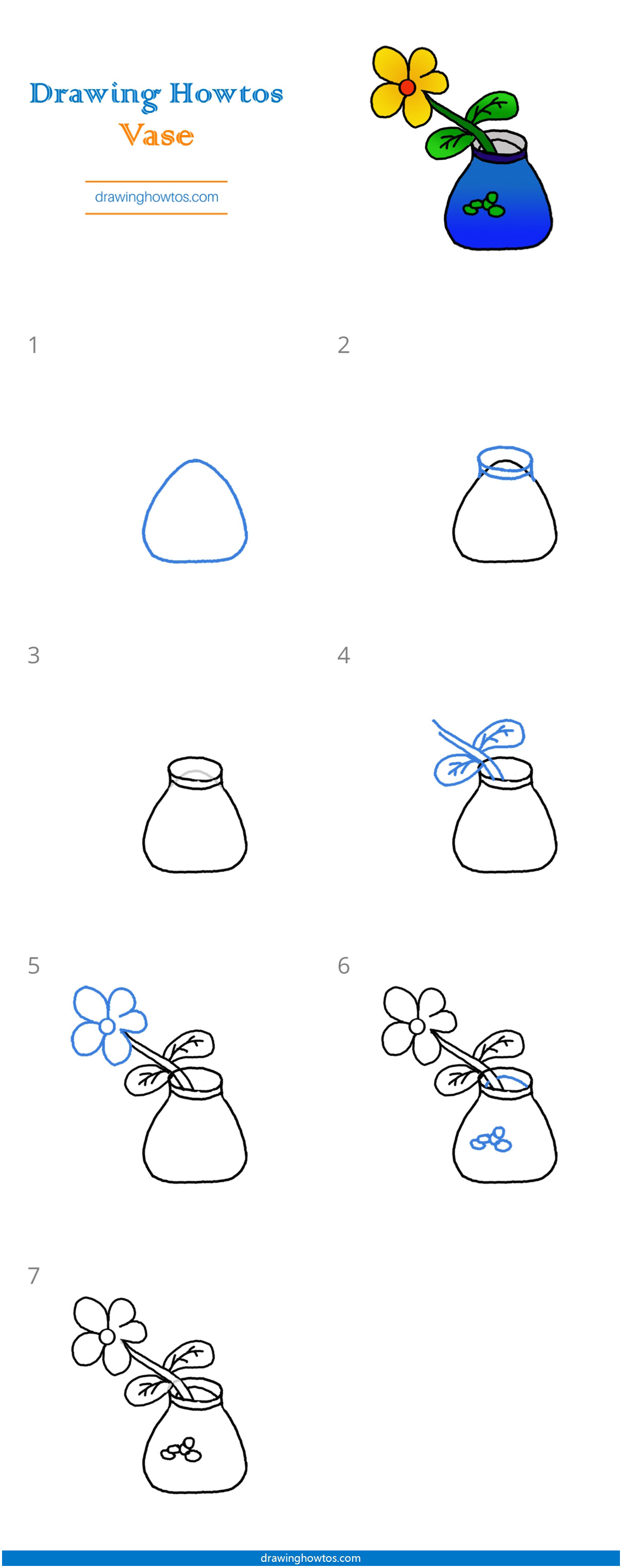 How to Draw a Vase Step by Step
