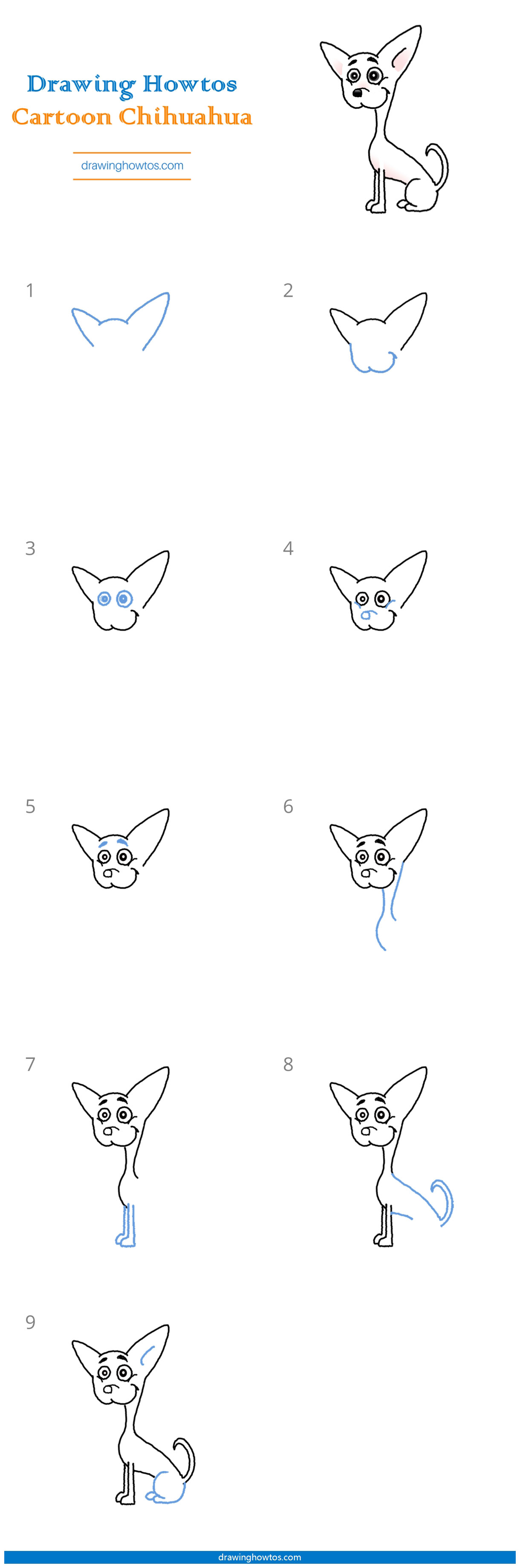 How to Draw a Chihuahua Step by Step
