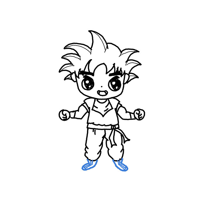 How to Draw Goku from DragonBall - Step by Step Easy Drawing Guides -  Drawing Howtos