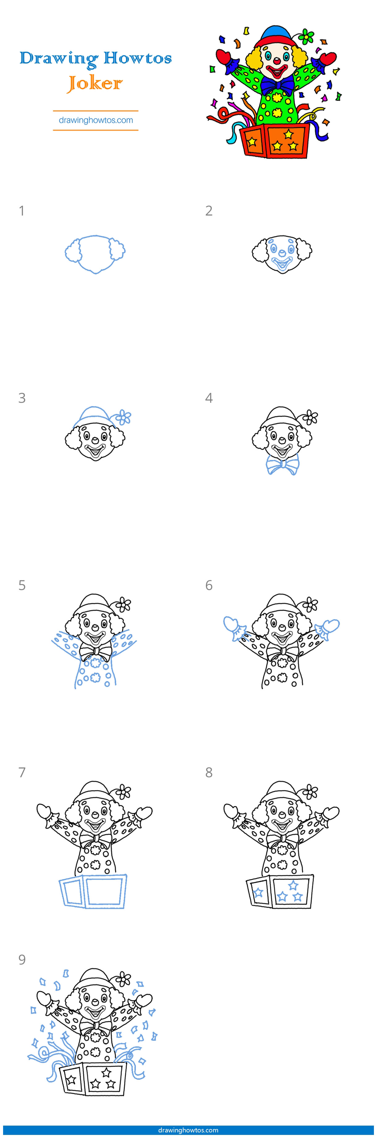 How to Draw a Joker Step by Step
