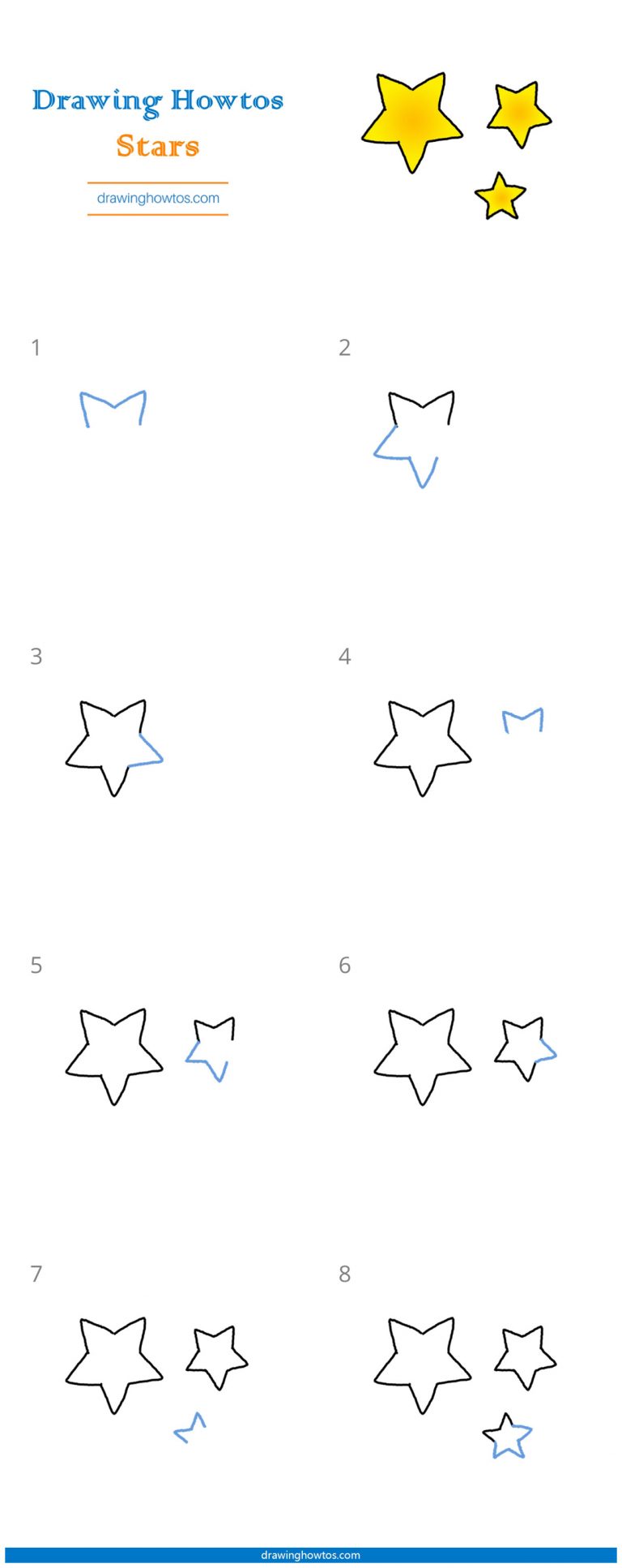 How to Draw a Star Step by Step Easy Drawing Guides