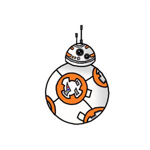 How to Draw a BB-8 from Star Wars Easy