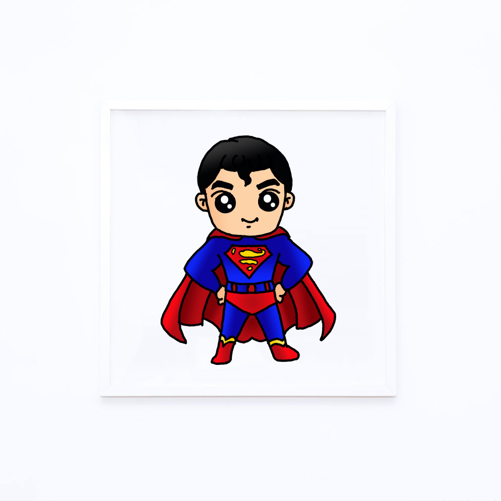 How to Draw Superman - Step by Step Easy Drawing Guides - Drawing Howtos