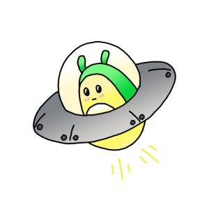 How to Draw a Cute UFO Easy