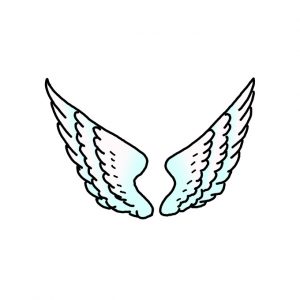 How to Draw Wings Easy