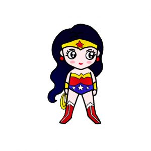 How to Draw Wonder Woman Easy