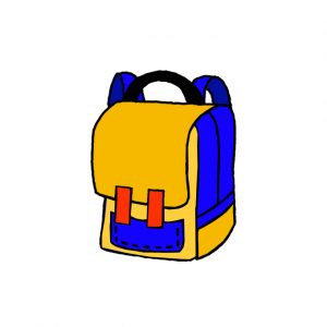 How to Draw a Backpack Easy