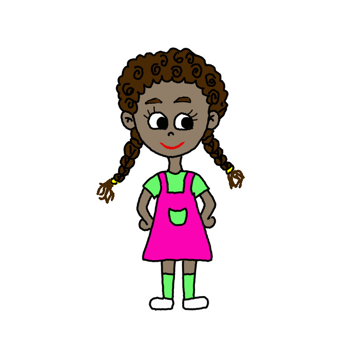How to Draw a Black Girl - Step by Step Easy Drawing Guides - Drawing Howtos