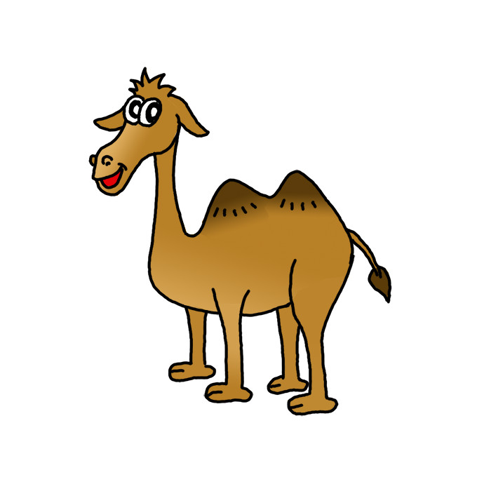 Как нарисовать верблюда — простые пошаговые руководства по рисованию