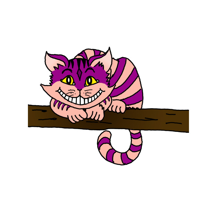 How to Draw a Cheshire Cat Easy
