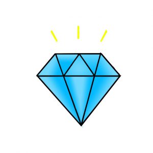 How to Draw a Diamond Easy