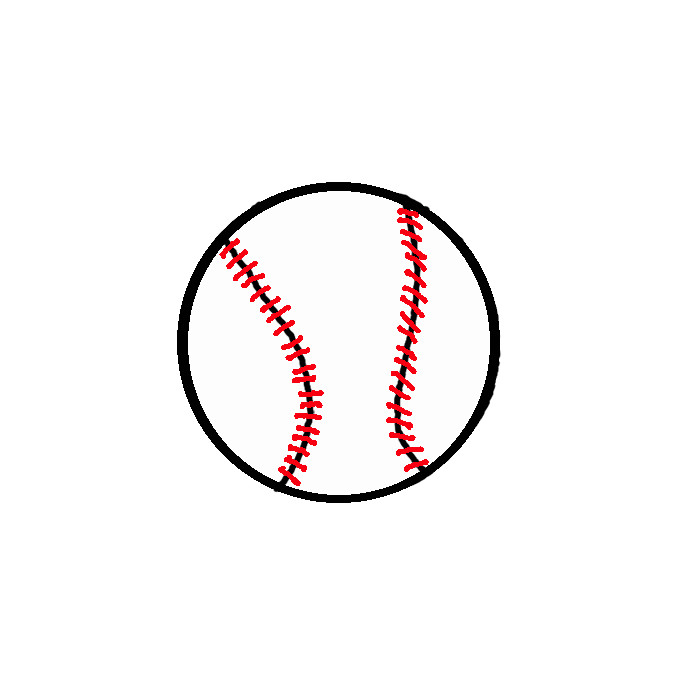 How to Draw a Baseball Step by Step Easy Drawing Guides Drawing Howtos