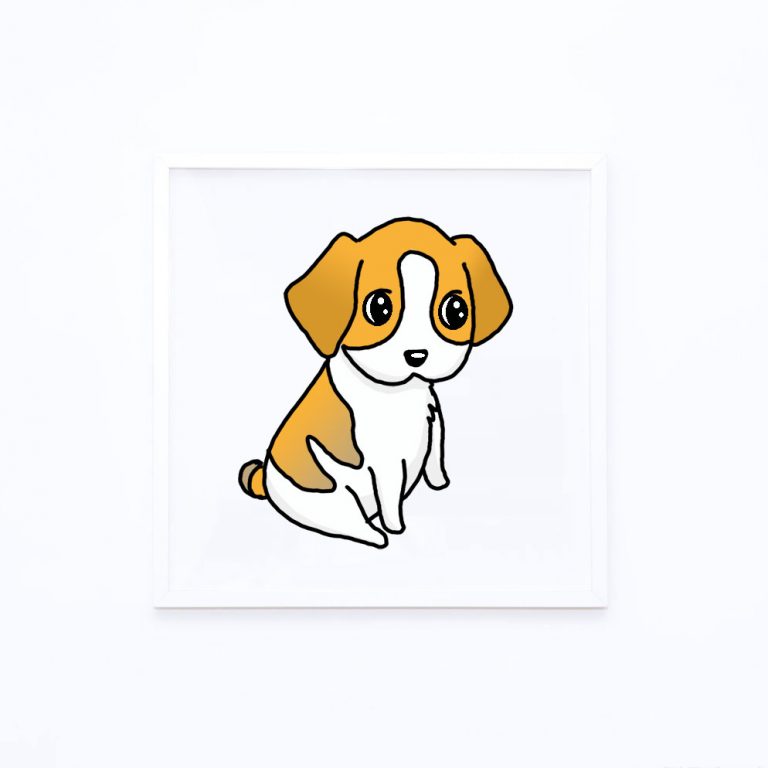 How to Draw a Beagle - Step by Step Easy Drawing Guides - Drawing Howtos