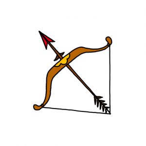 How to Draw a Bow and Arrow Easy