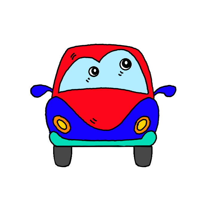 How to Draw a Cartoon Car - Step by Step Easy Drawing Guides - Drawing  Howtos