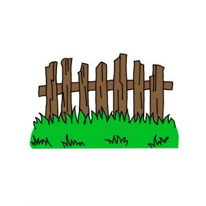 How to Draw a Fence Easy