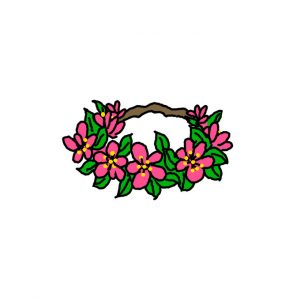 How to Draw a Flower Crown Easy