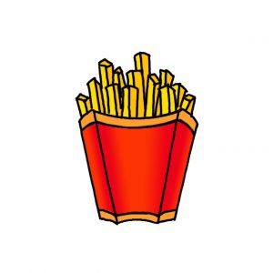 How to Draw French Fries Easy