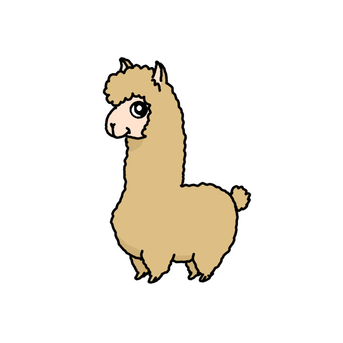 How to Draw a Llama Easy