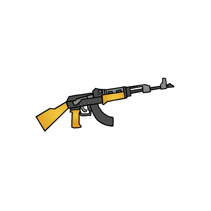 How to Draw an AK Easy