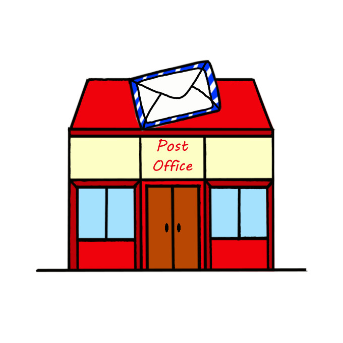 How to Draw a Post Office Easy
