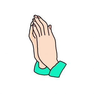 How to Draw Praying Hands Easy