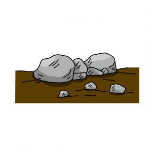 How to Draw Rocks Easy