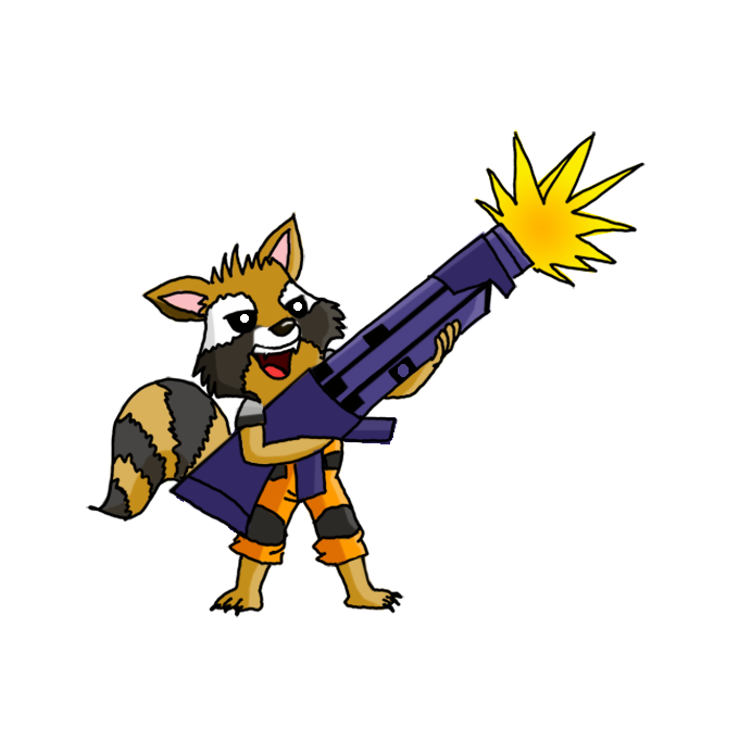 Featured image of post Rocket Raccoon Cartoon Drawing