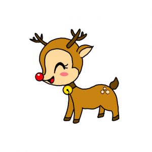 How to Draw Rudolph Easy