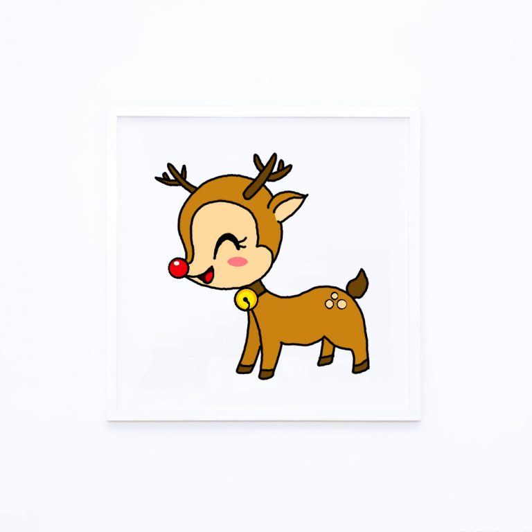 How to Draw Rudolph - Step by Step Easy Drawing Guides - Drawing Howtos