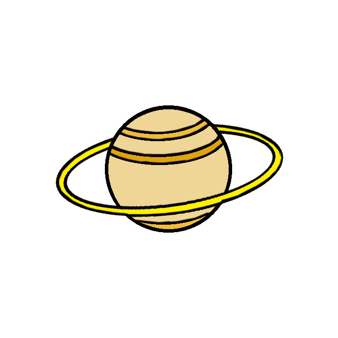 How to Draw the Saturn Easy