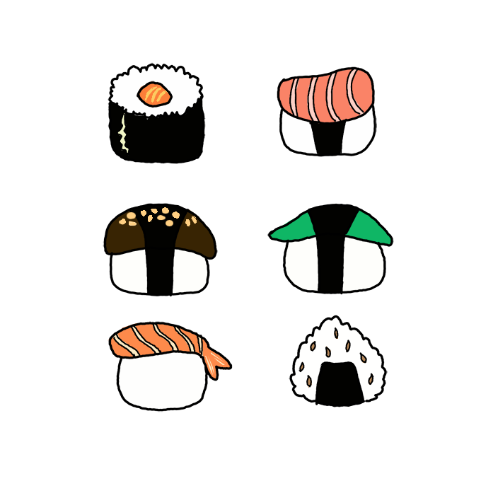 How To Draw Sushi Step By Step Easy Drawing Guides Drawing Howtos Of Sushi Drawing Easy