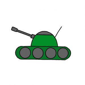 How to Draw a Tank Easy