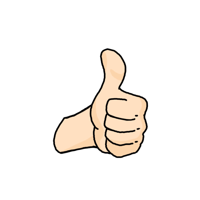 How to Draw a Thumbs Up Easy