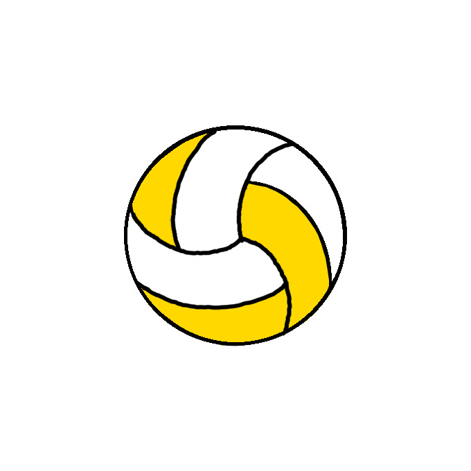 How to Draw a Volleyball Step by Step Easy Drawing Guides Drawing