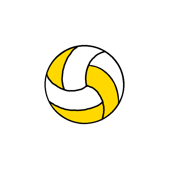 Volleyball Drawing Designs