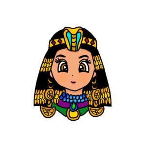 How to Draw Ancient Egypt Cleopatra Easy