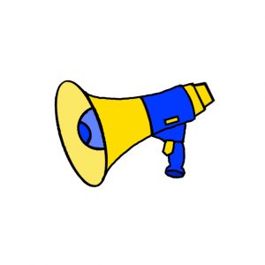 How to Draw an Electric Megaphone Easy