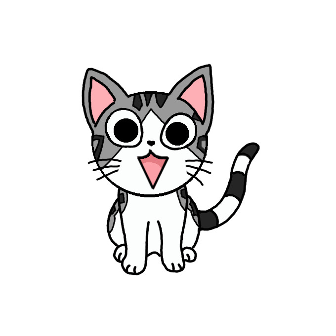 How to Draw Chi Yamada Cat Easy