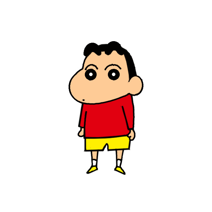 How to Draw Crayon Shi-Chan Easy