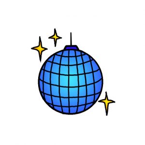 How to Draw a Disco Ball Easy