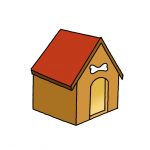 How to Draw a Dog House